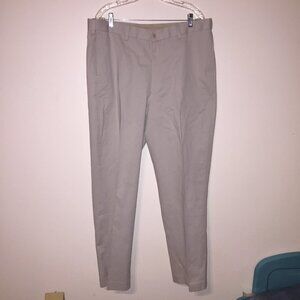 Savane Flex Waist Straight Dress Khaki Pants